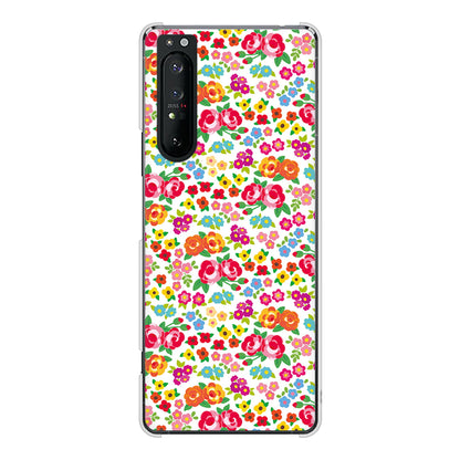 Xperia 1 II SO-51A docomo 高画質仕上げ 背面印刷 ハードケース リバティプリント