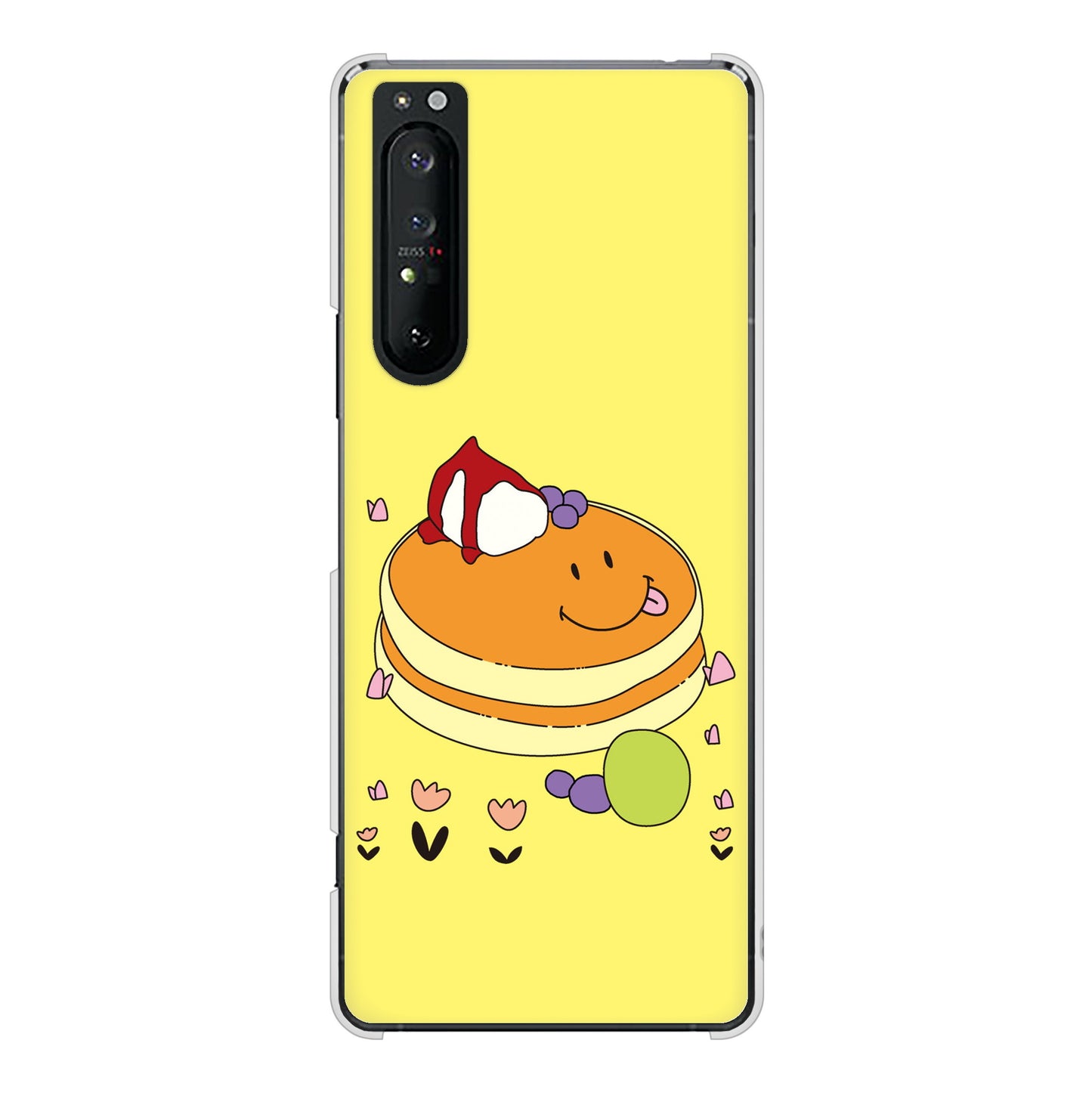 Xperia 1 II SO-51A docomo 高画質仕上げ 背面印刷 ハードケース スイーツイラスト