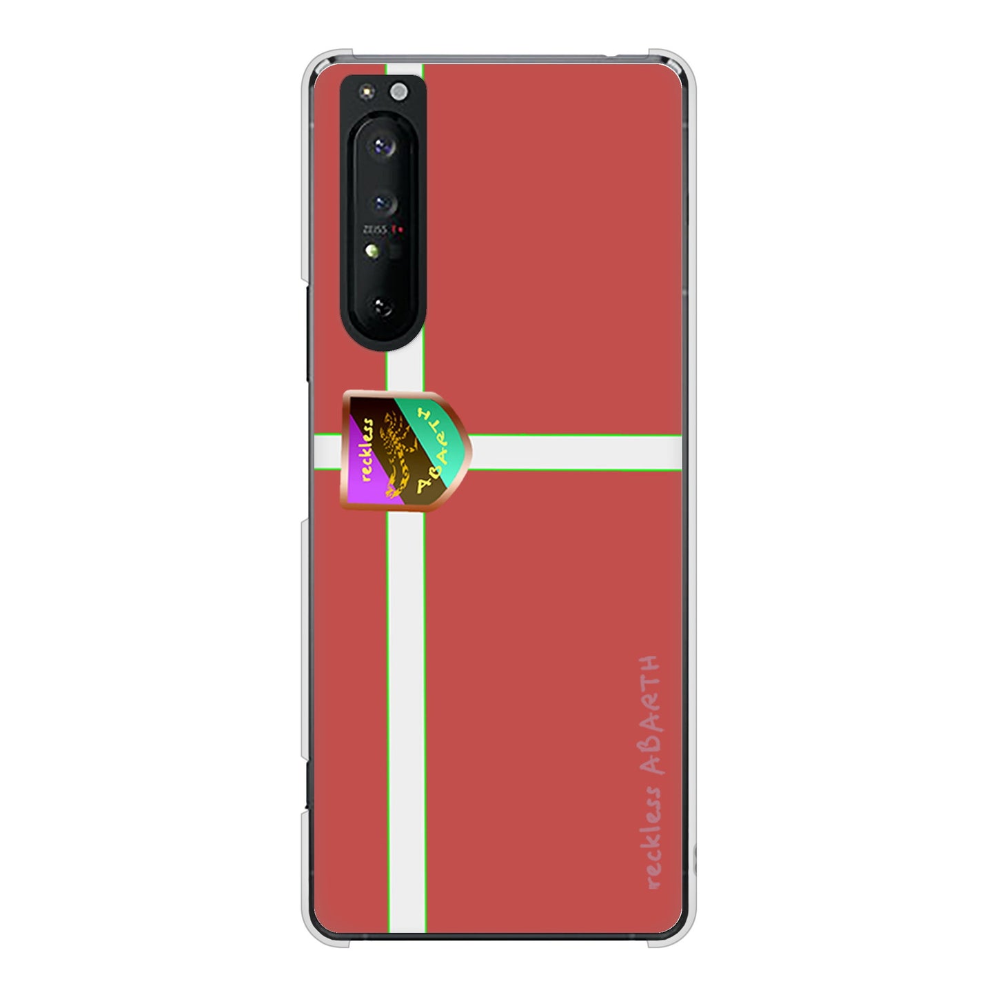 Xperia 1 II SO-51A docomo 高画質仕上げ 背面印刷 ハードケース アバルト