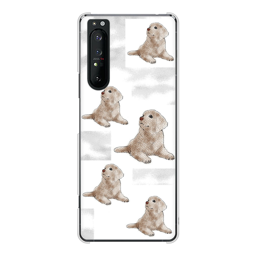 Xperia 1 II SO-51A docomo 高画質仕上げ 背面印刷 ハードケース ラブラドールレトリバー