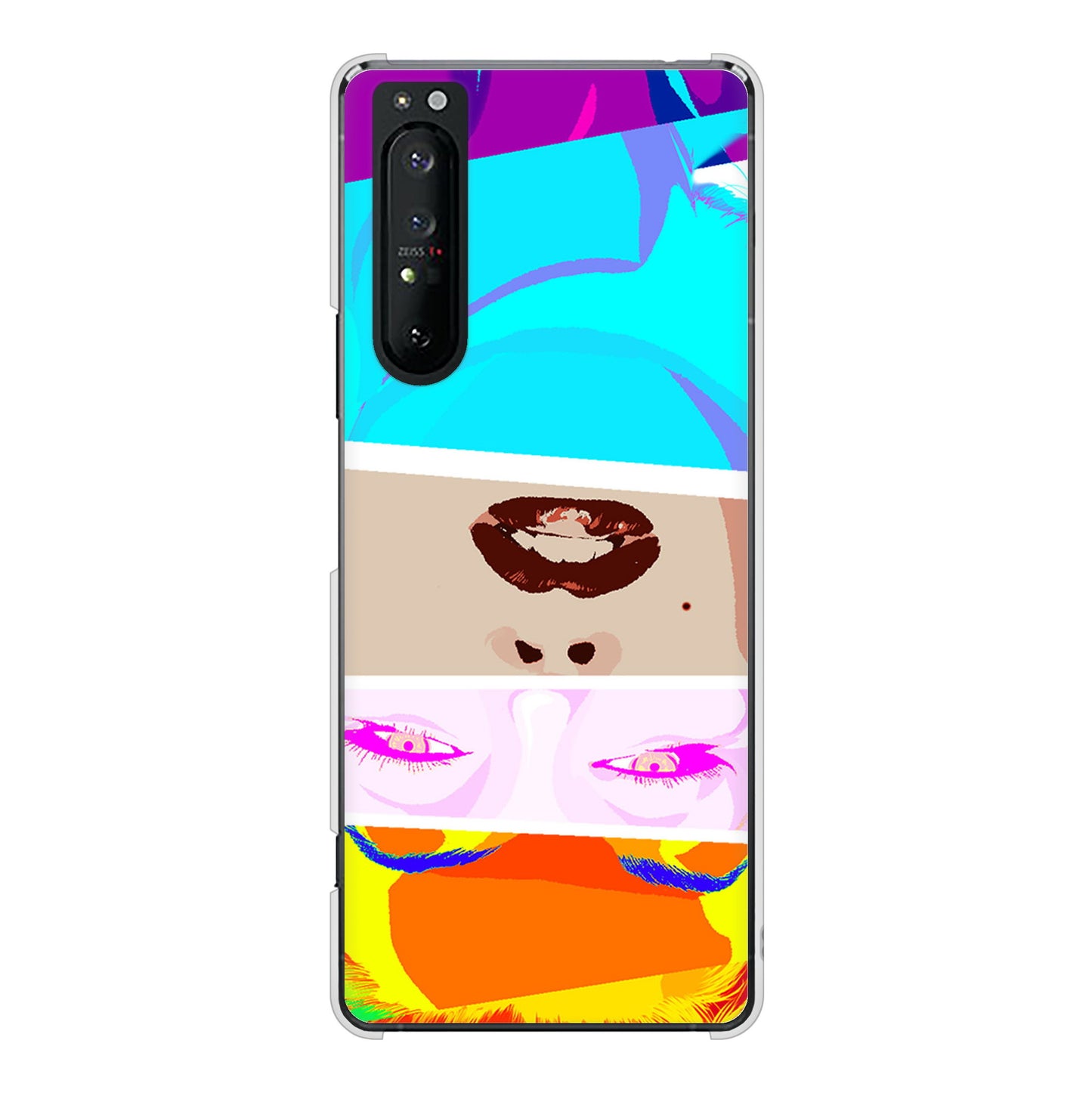 Xperia 1 II SO-51A docomo 高画質仕上げ 背面印刷 ハードケース マリリンモンローデザイン