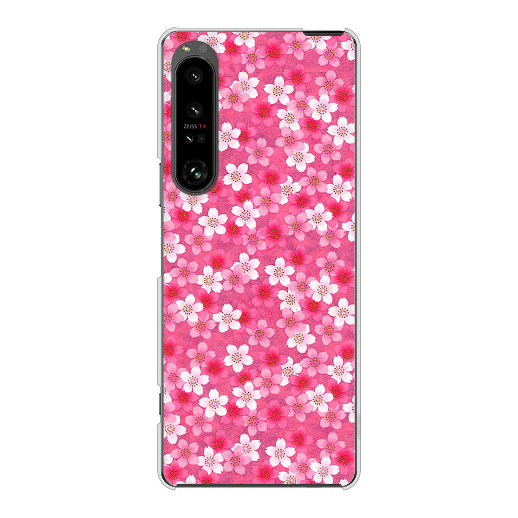 Xperia 1 V SO-51D docomo 高画質仕上げ 背面印刷 ハードケースリバティプリント