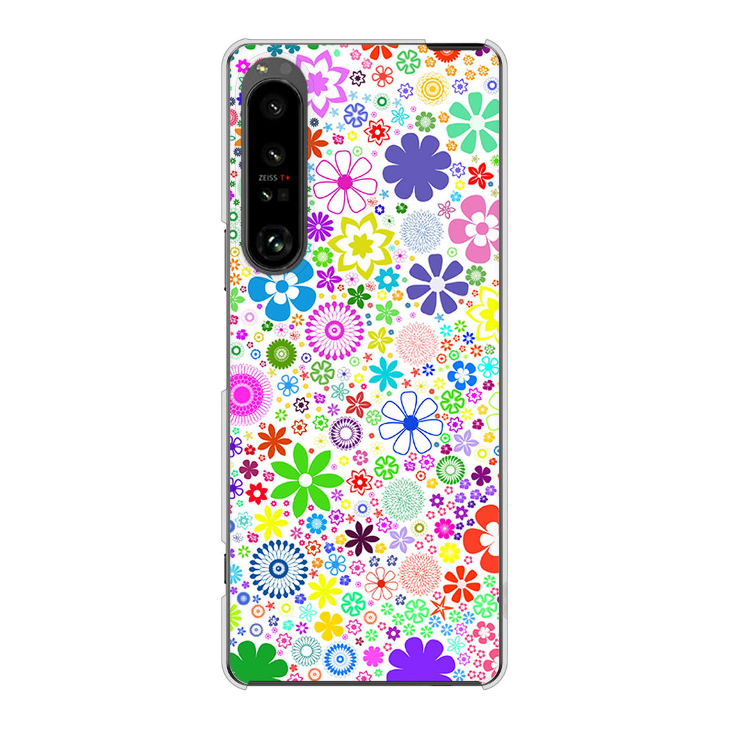 Xperia 1 V SO-51D docomo 高画質仕上げ 背面印刷 ハードケースリバティプリント