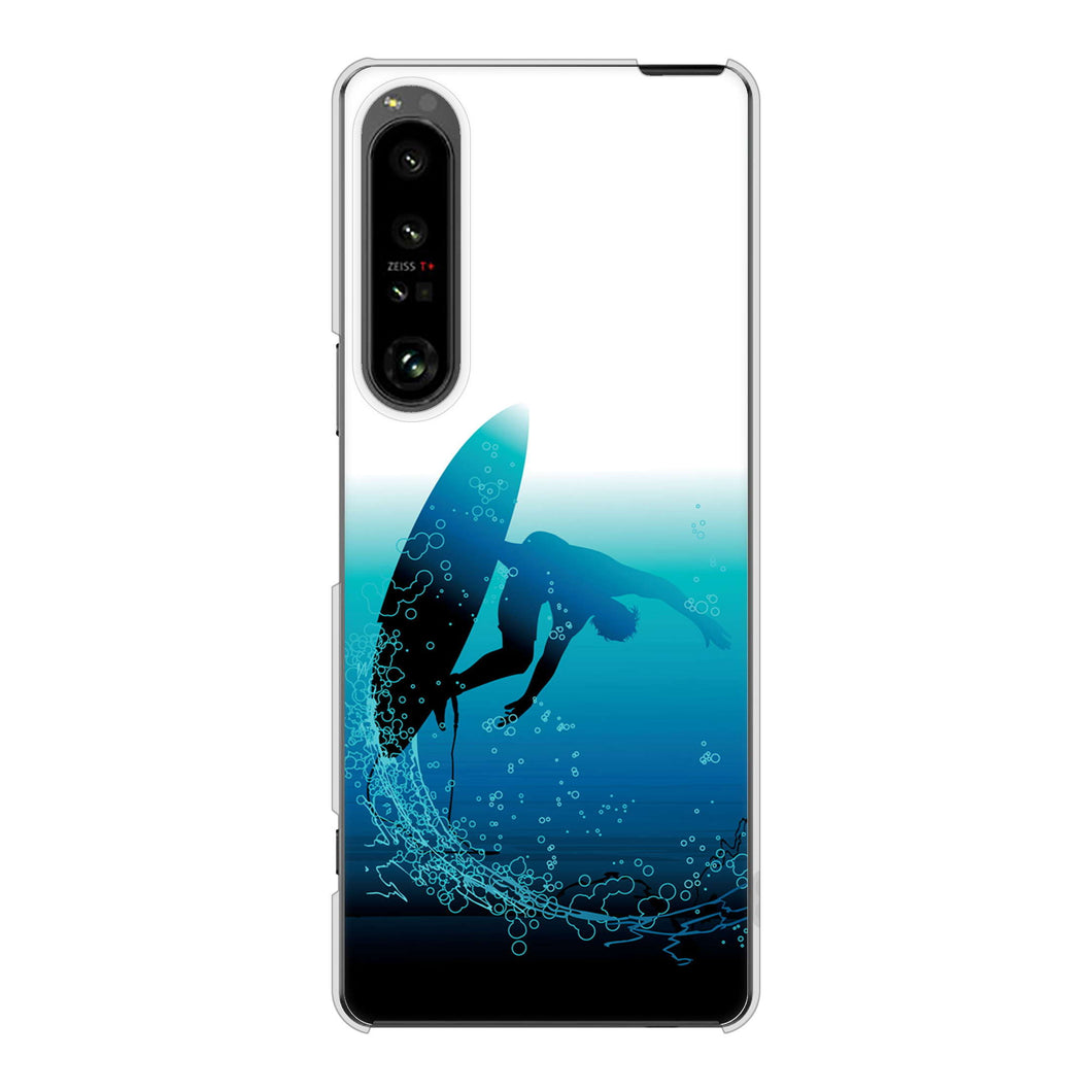 Xperia 1 V SO-51D docomo 高画質仕上げ 背面印刷 ハードケース 【416 カットバック】