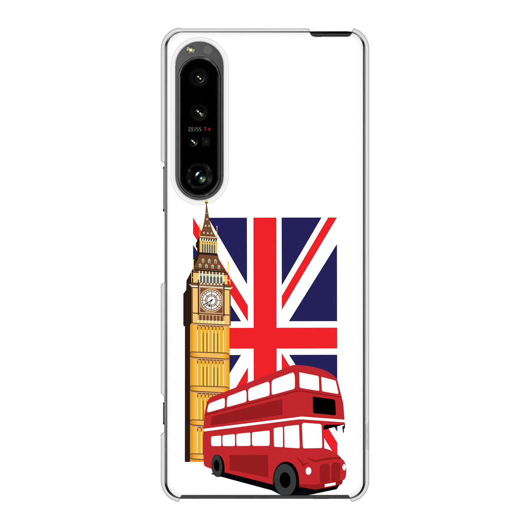 Xperia 1 V SO-51D docomo 高画質仕上げ 背面印刷 ハードケースイギリスの風景