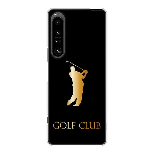 Xperia 1 V SO-51D docomo 高画質仕上げ 背面印刷 ハードケース 【610 GOLFCLUB】