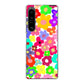 Xperia 1 V SO-51D docomo 高画質仕上げ 背面印刷 ハードケースルーズフラワー