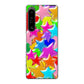 Xperia 1 V SO-51D docomo 高画質仕上げ 背面印刷 ハードケース 【1293 ランダムスター】