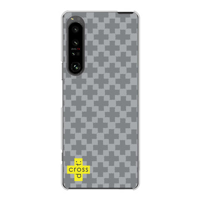 Xperia 1 V SO-51D docomo 高画質仕上げ 背面印刷 ハードケースクロスドット