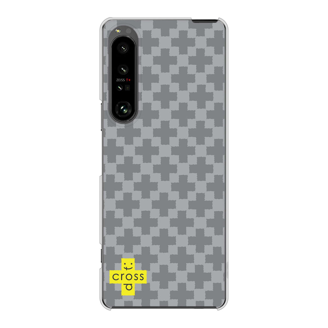 Xperia 1 V SO-51D docomo 高画質仕上げ 背面印刷 ハードケースクロスドット