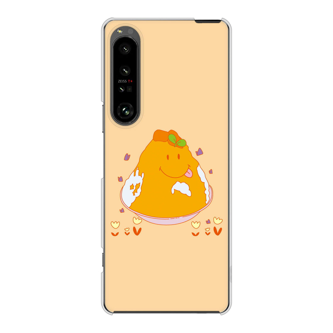 Xperia 1 V SO-51D docomo 高画質仕上げ 背面印刷 ハードケーススイーツイラスト