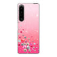 Xperia 1 V SO-51D docomo 高画質仕上げ 背面印刷 ハードケーススワロデコ風プリント