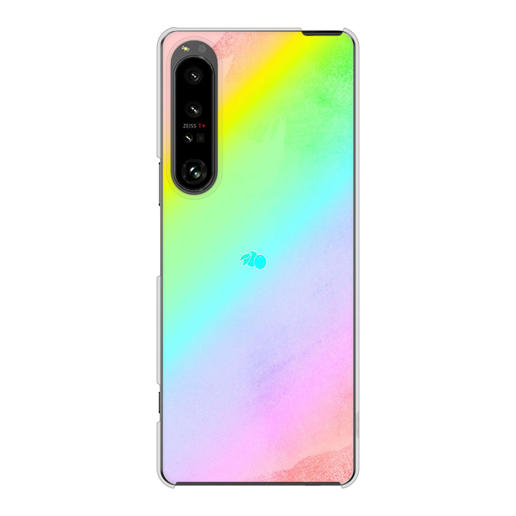 Xperia 1 V SO-51D docomo 高画質仕上げ 背面印刷 ハードケースパステルアート