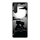 Xperia 5II SO-52A docomo 高画質仕上げ 背面印刷 ハードケース 夜とネコ