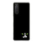 Xperia 5II SO-52A docomo 高画質仕上げ 背面印刷 ハードケース 【398 黒ネコ】