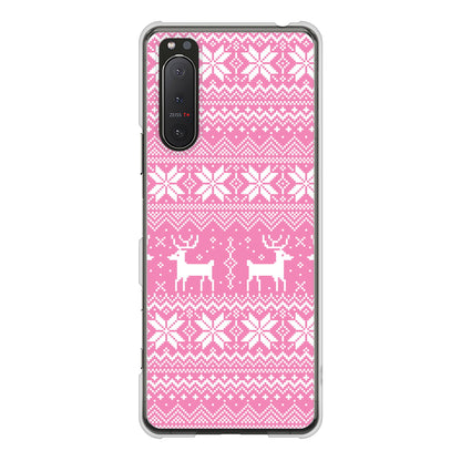 Xperia 5II SO-52A docomo 高画質仕上げ 背面印刷 ハードケース クリスマス