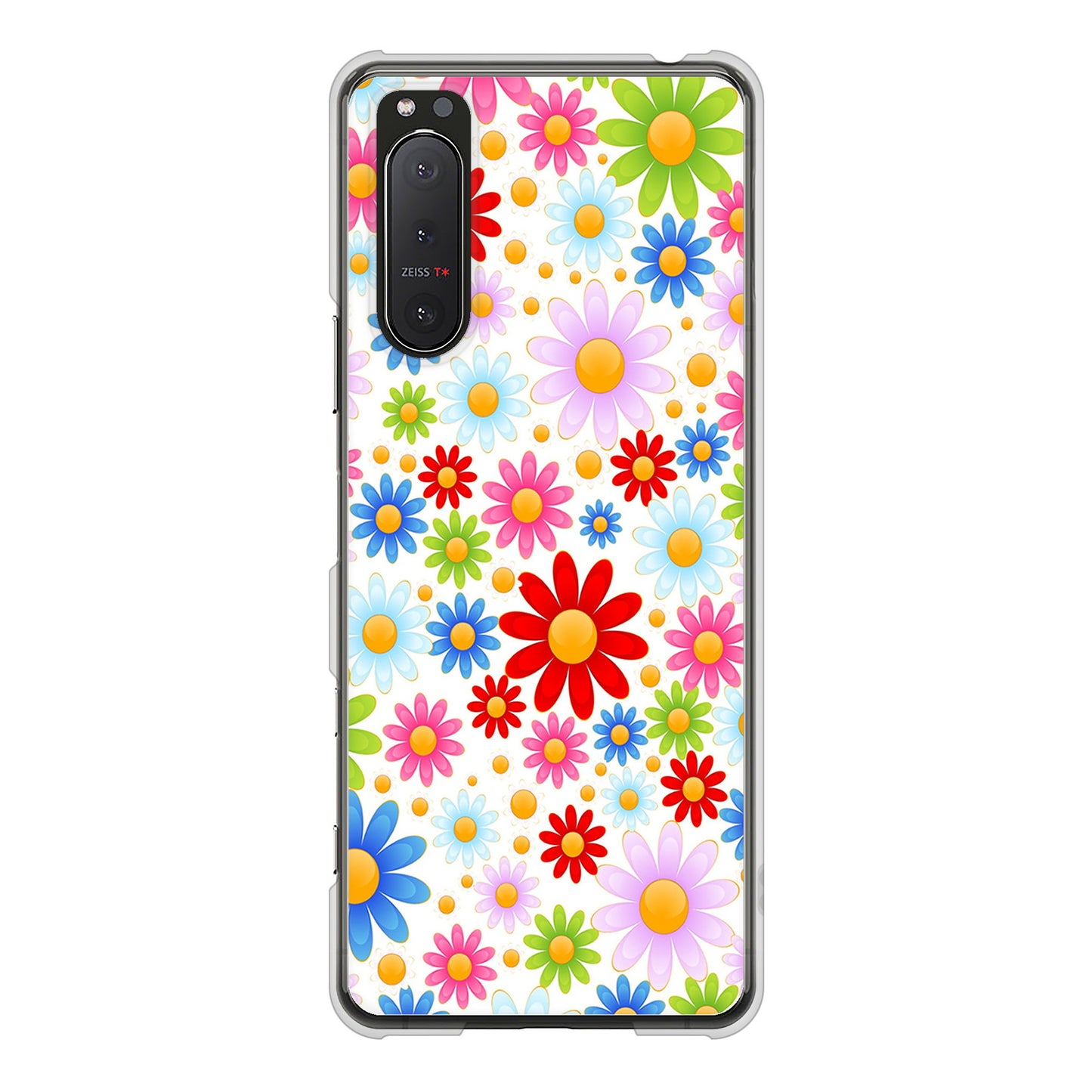 Xperia 5II SO-52A docomo 高画質仕上げ 背面印刷 ハードケース リバティプリント