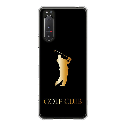 Xperia 5II SO-52A docomo 高画質仕上げ 背面印刷 ハードケース 【610 GOLFCLUB】