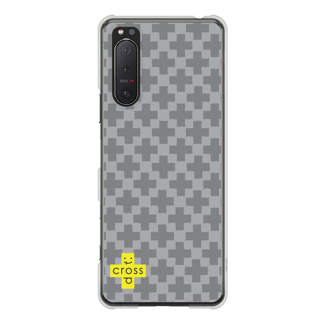 Xperia 5II SO-52A docomo 高画質仕上げ 背面印刷 ハードケース クロスドット