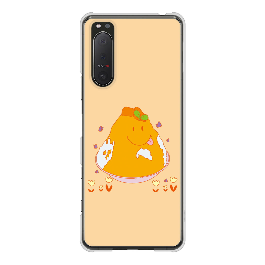 Xperia 5II SO-52A docomo 高画質仕上げ 背面印刷 ハードケース スイーツイラスト