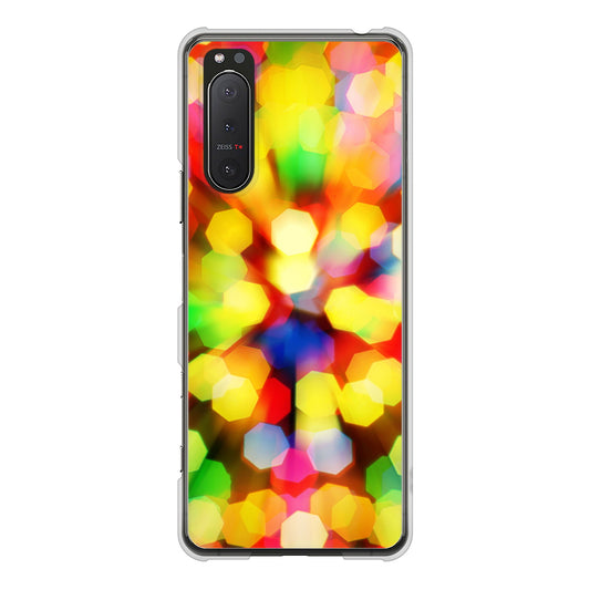 Xperia 5II SO-52A docomo 高画質仕上げ 背面印刷 ハードケース 【VA874 未来へのワープ】