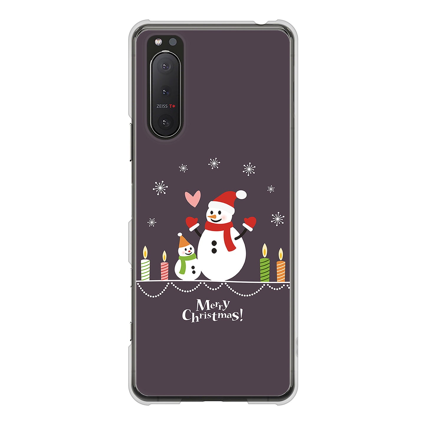 Xperia 5II SO-52A docomo 高画質仕上げ 背面印刷 ハードケース クリスマス