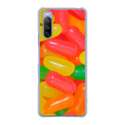 Xperia 10 III SO-52B docomo 高画質仕上げ 背面印刷 ハードケース スイーツ