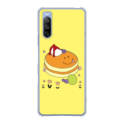 Xperia 10 III SO-52B docomo 高画質仕上げ 背面印刷 ハードケース スイーツイラスト
