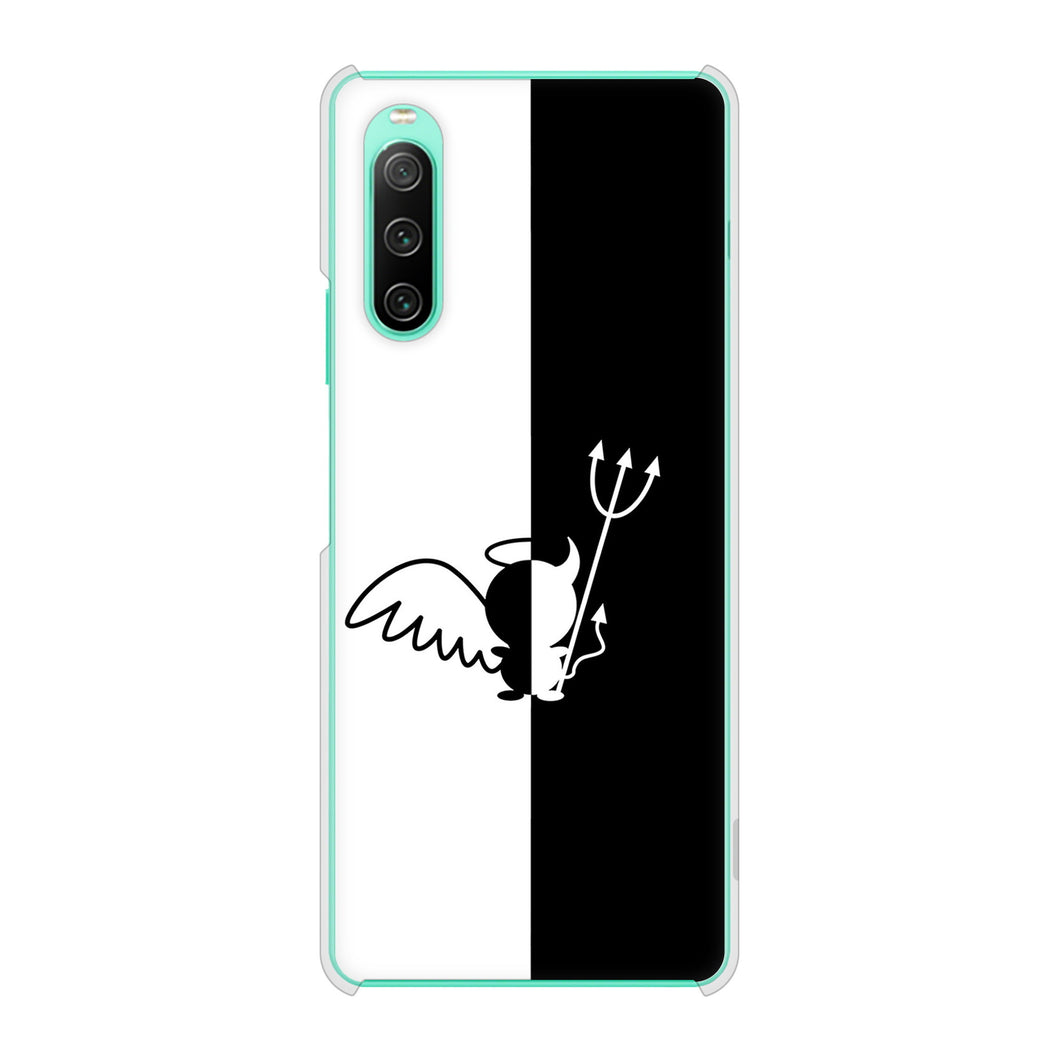 Xperia 10 IV SO-52C docomo 高画質仕上げ 背面印刷 ハードケース 【027 ハーフデビット】