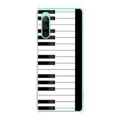 Xperia 10 IV SO-52C docomo 高画質仕上げ 背面印刷 ハードケース ピアノ