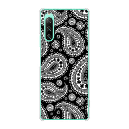 Xperia 10 IV SO-52C docomo 高画質仕上げ 背面印刷 ハードケース ペイズリー