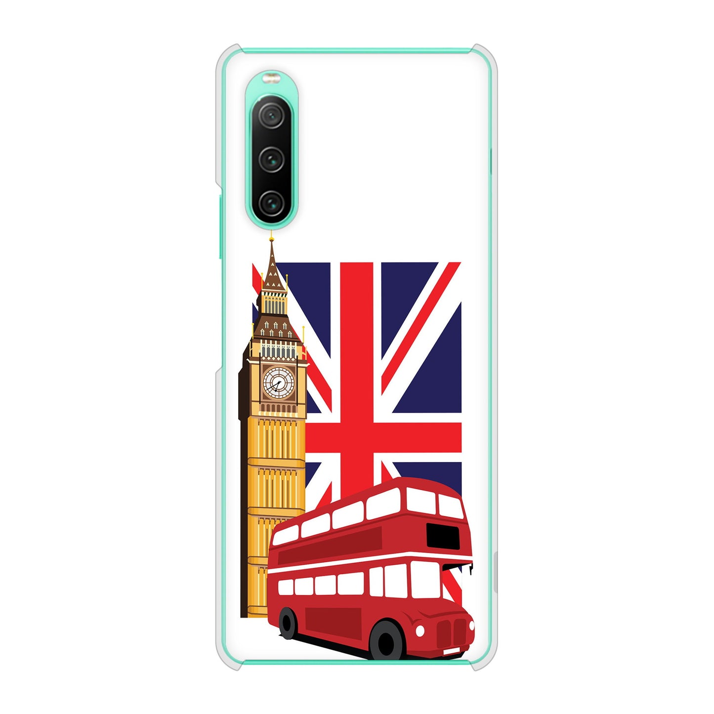 Xperia 10 IV SO-52C docomo 高画質仕上げ 背面印刷 ハードケース イギリスの風景