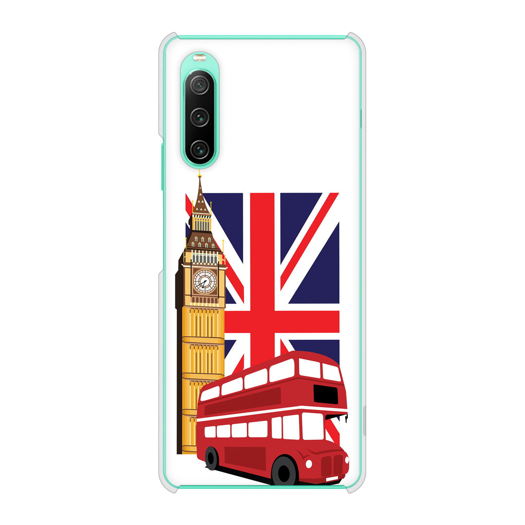 Xperia 10 IV SO-52C docomo 高画質仕上げ 背面印刷 ハードケース イギリスの風景