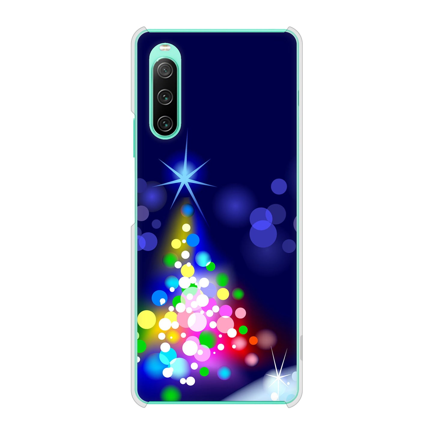 Xperia 10 IV SO-52C docomo 高画質仕上げ 背面印刷 ハードケース クリスマス