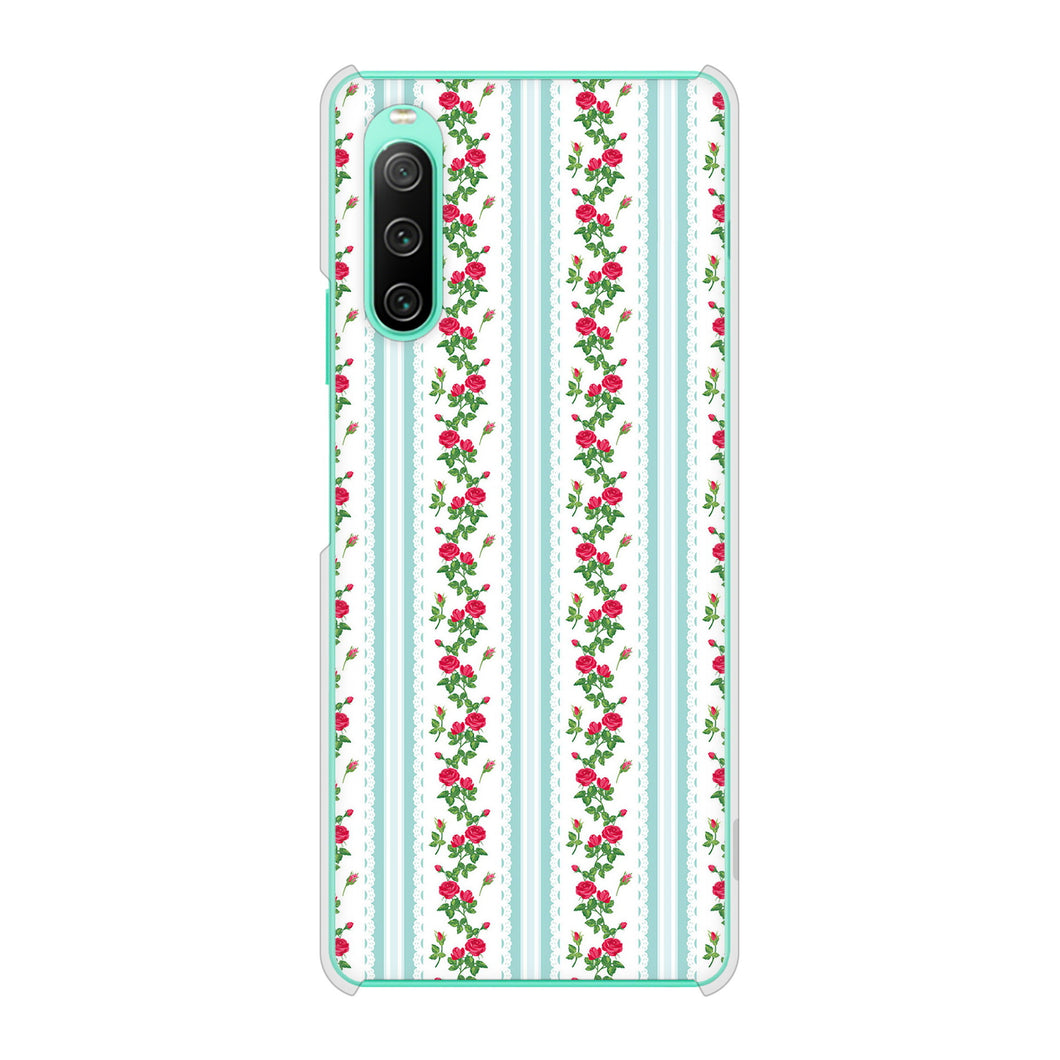 Xperia 10 IV SO-52C docomo 高画質仕上げ 背面印刷 ハードケース イングリッシュガーデン