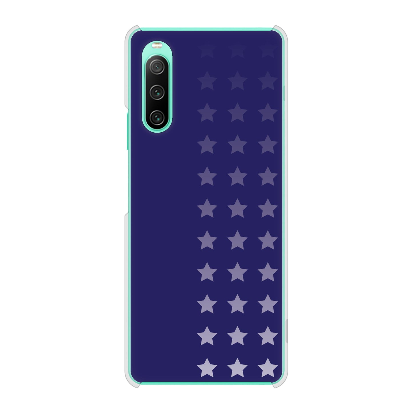 Xperia 10 IV SO-52C docomo 高画質仕上げ 背面印刷 ハードケース 【IB911 スターライン】