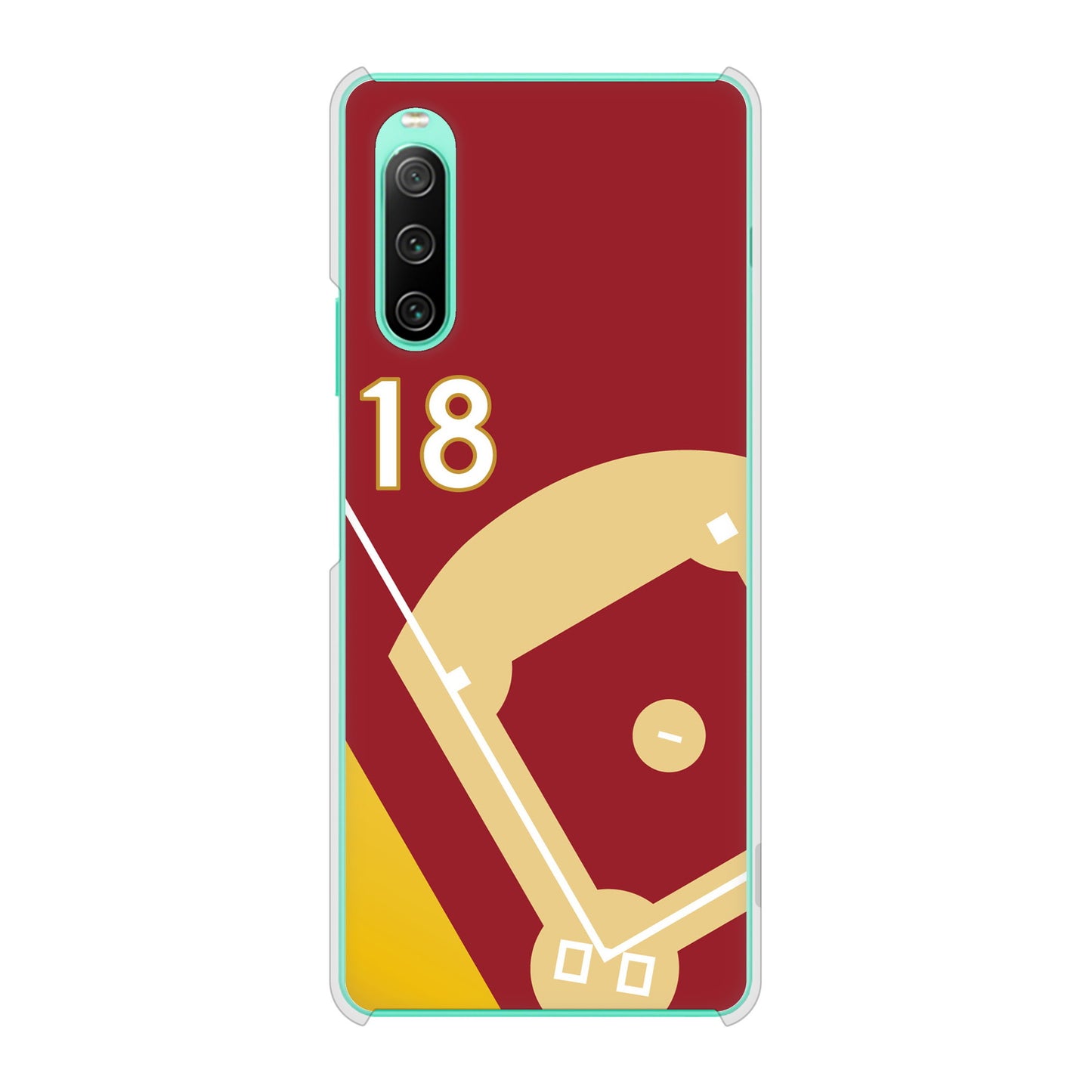 Xperia 10 IV SO-52C docomo 高画質仕上げ 背面印刷 ハードケース baseball