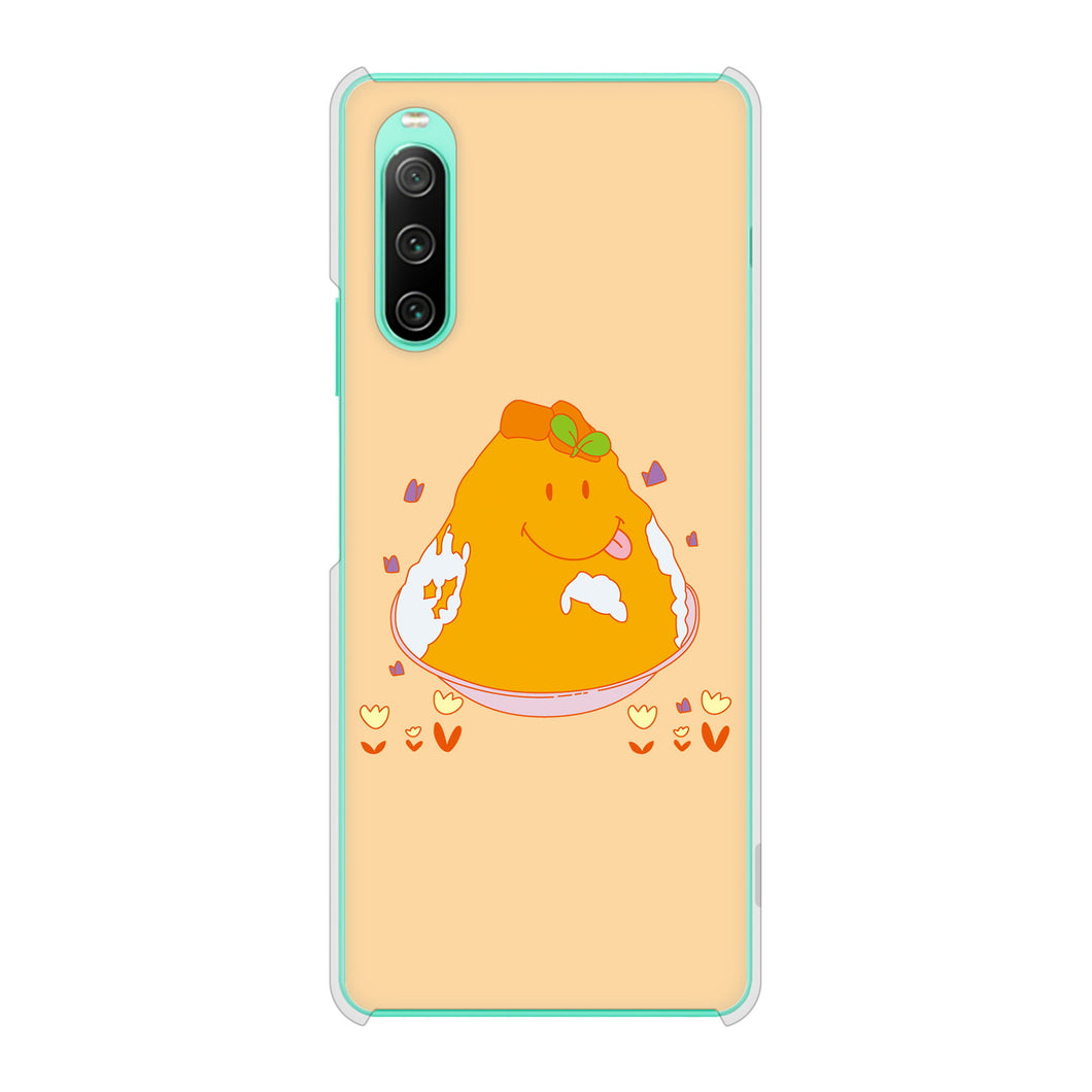 Xperia 10 IV SO-52C docomo 高画質仕上げ 背面印刷 ハードケース スイーツイラスト