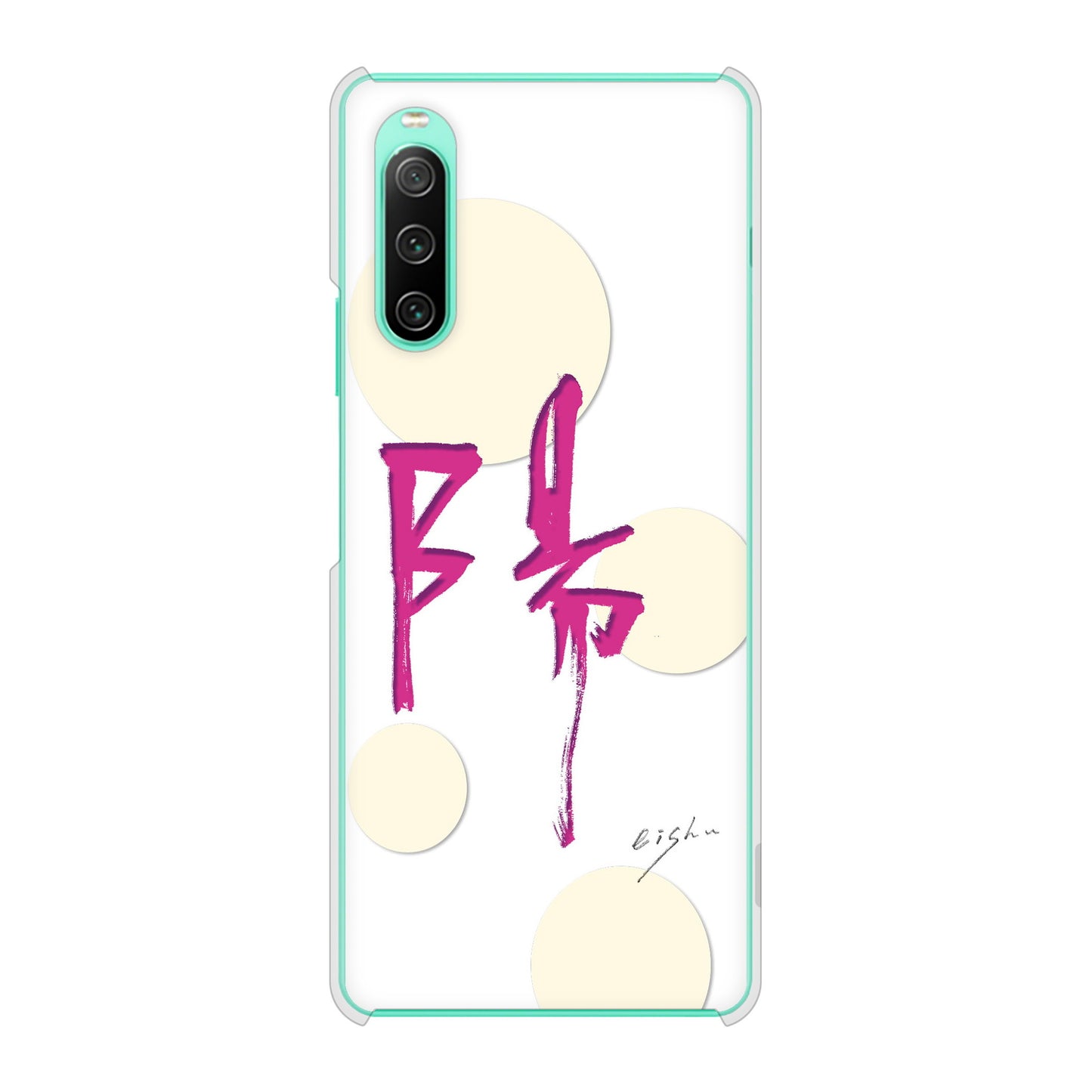 Xperia 10 IV SO-52C docomo 高画質仕上げ 背面印刷 ハードケース 大野詠舟 一文字