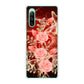 Xperia 10 IV SO-52C docomo 高画質仕上げ 背面印刷 ハードケース 【VA824 魅惑の蝶とピンクのバラ】