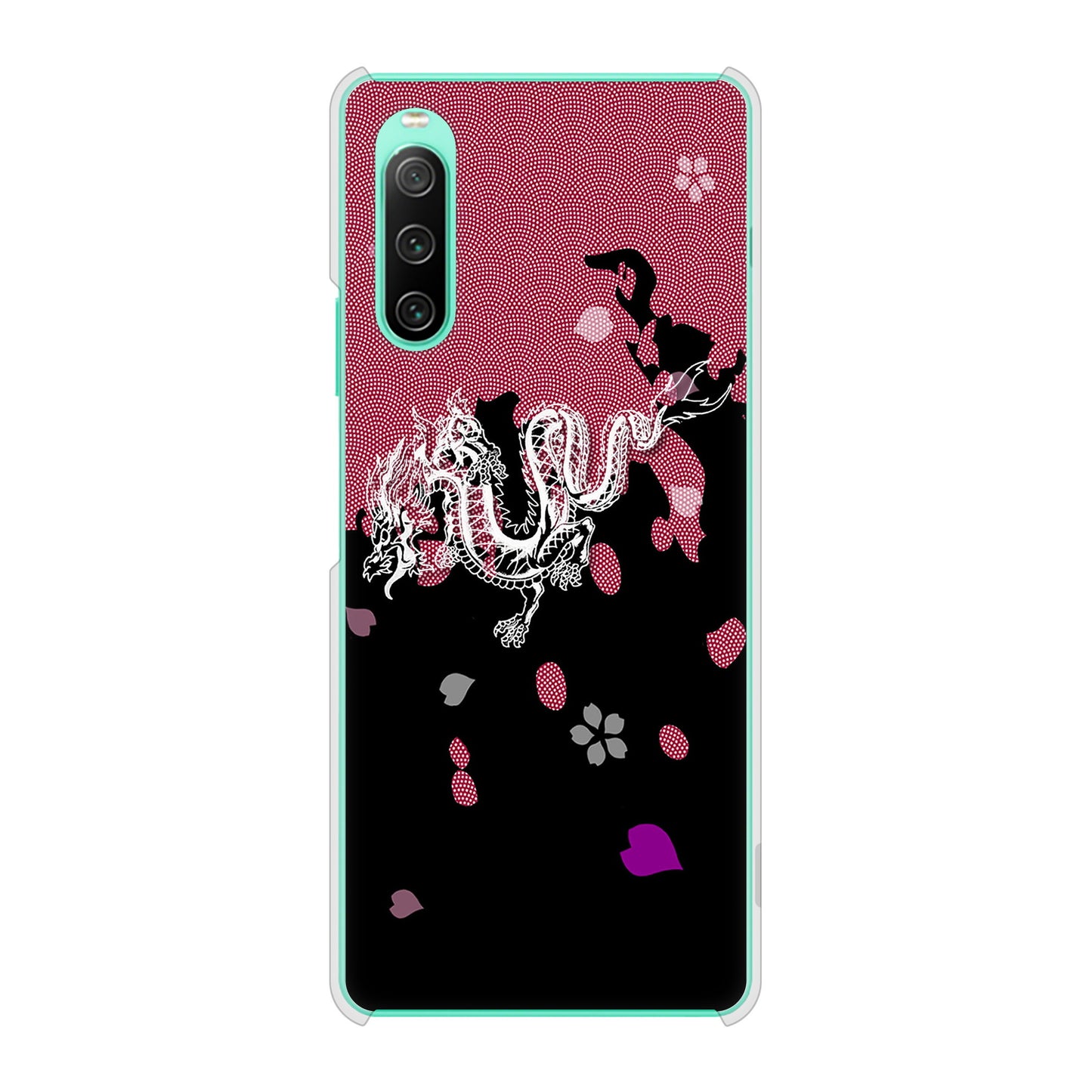 Xperia 10 IV SO-52C docomo 高画質仕上げ 背面印刷 ハードケース 和竜