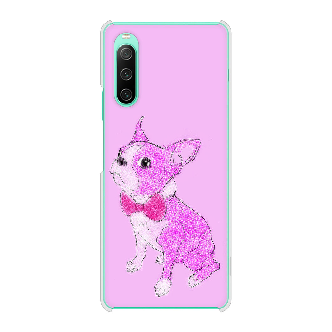 Xperia 10 IV SO-52C docomo 高画質仕上げ 背面印刷 ハードケース ボストンテリア