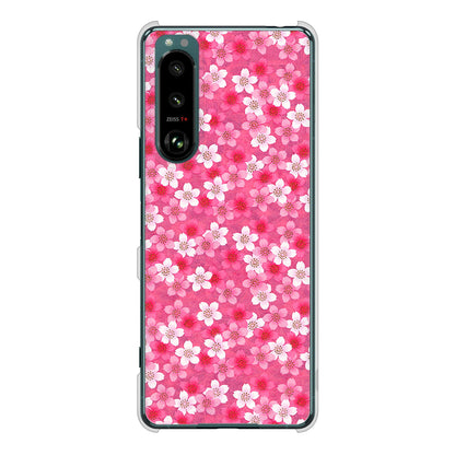 Xperia 5 III SO-53B docomo 高画質仕上げ 背面印刷 ハードケース リバティプリント