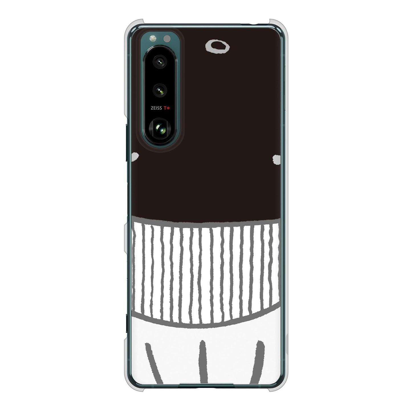 Xperia 5 III SO-53B docomo 高画質仕上げ 背面印刷 ハードケース ドアップアニマル