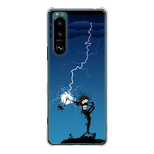 Xperia 5 III SO-53B docomo 高画質仕上げ 背面印刷 ハードケース 【417 ゴルファーの苦難】