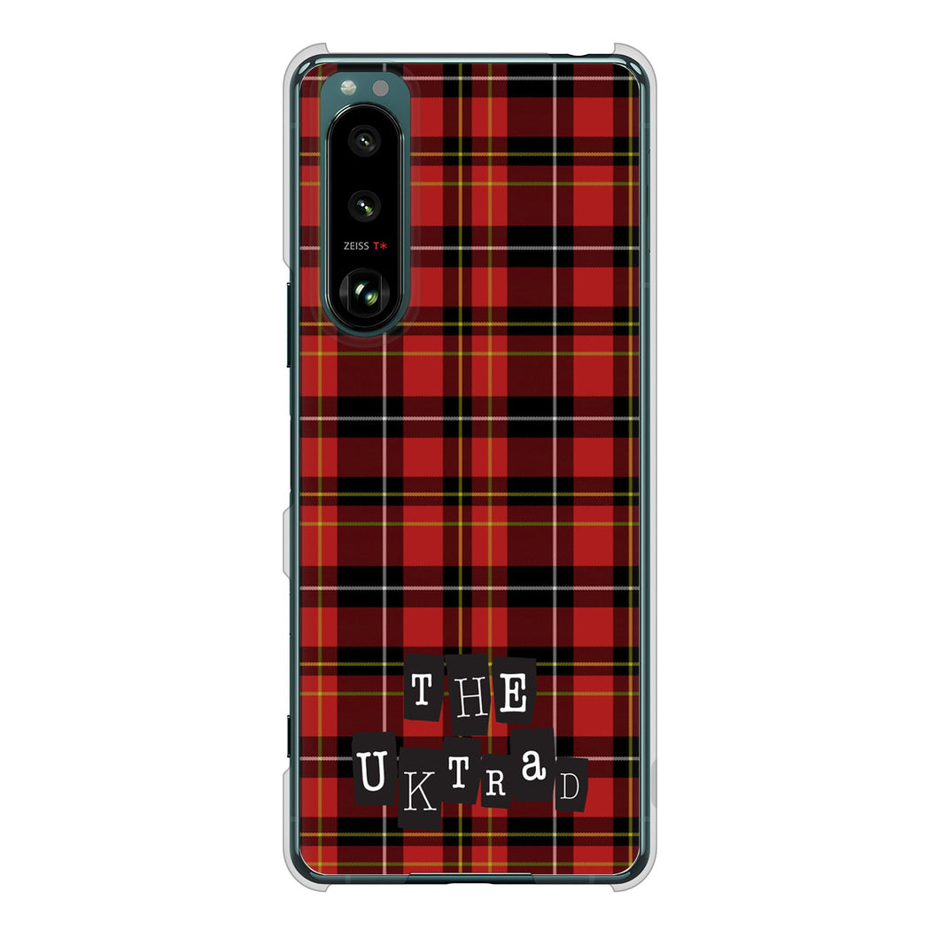 Xperia 5 III SO-53B docomo 高画質仕上げ 背面印刷 ハードケース 【547 THEチェック】