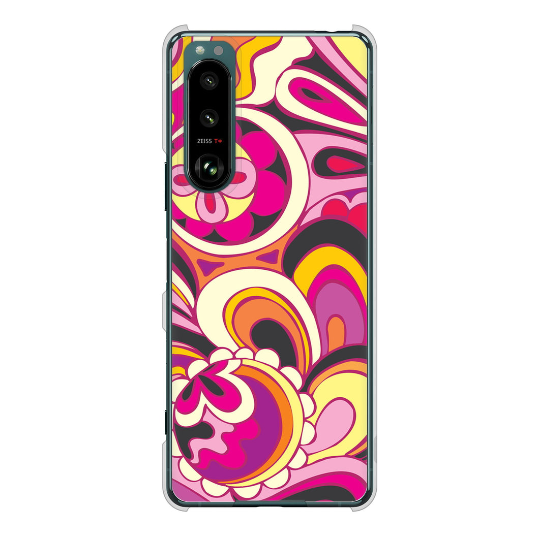 Xperia 5 III SO-53B docomo 高画質仕上げ 背面印刷 ハードケース 【586 ブローアップカラー】