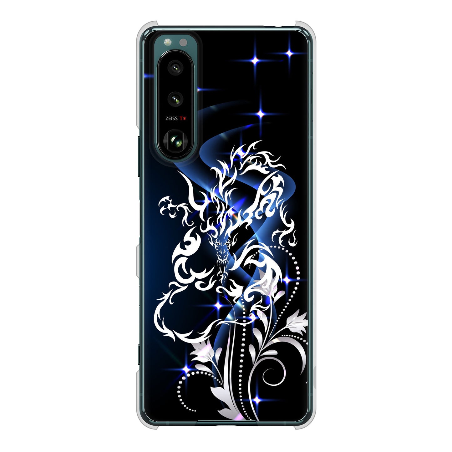 Xperia 5 III SO-53B docomo 高画質仕上げ 背面印刷 ハードケース ドラゴン