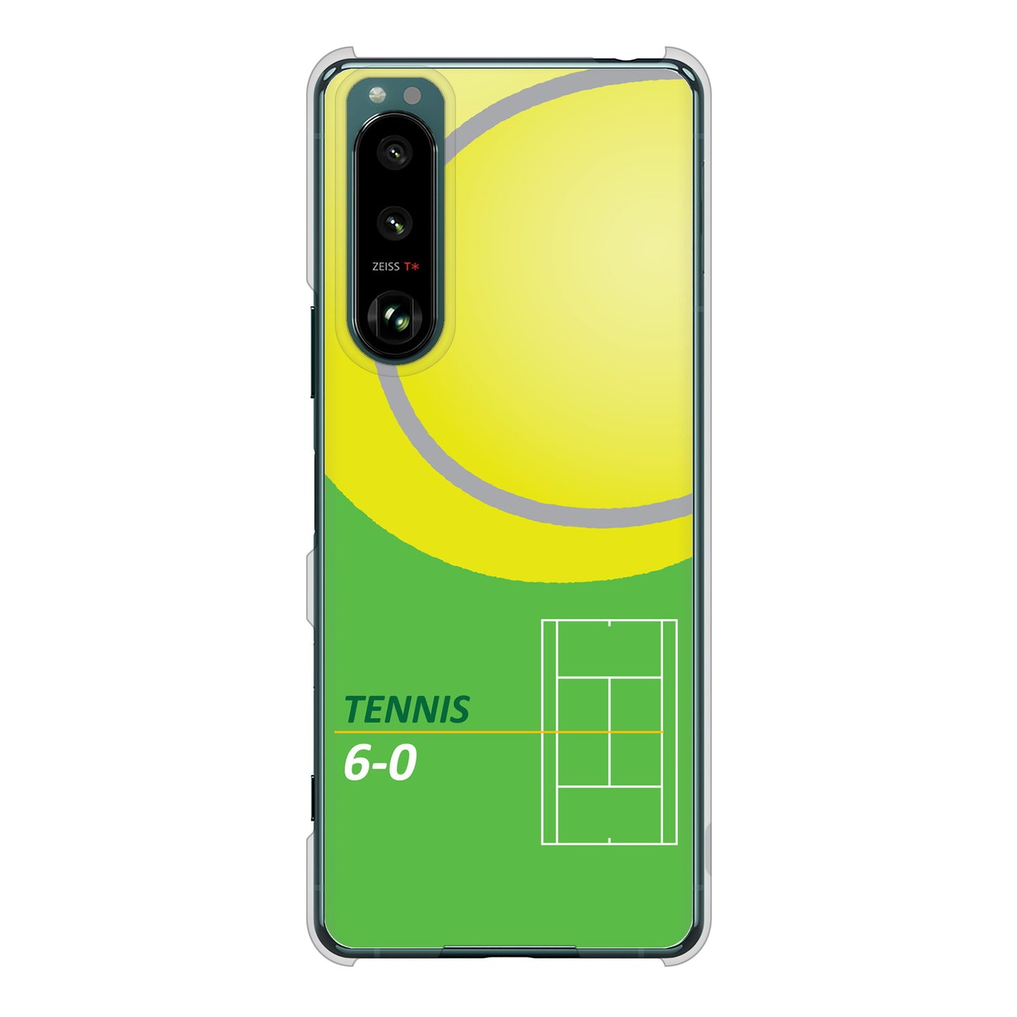 Xperia 5 III SO-53B docomo 高画質仕上げ 背面印刷 ハードケース 【IB920 TENNIS】