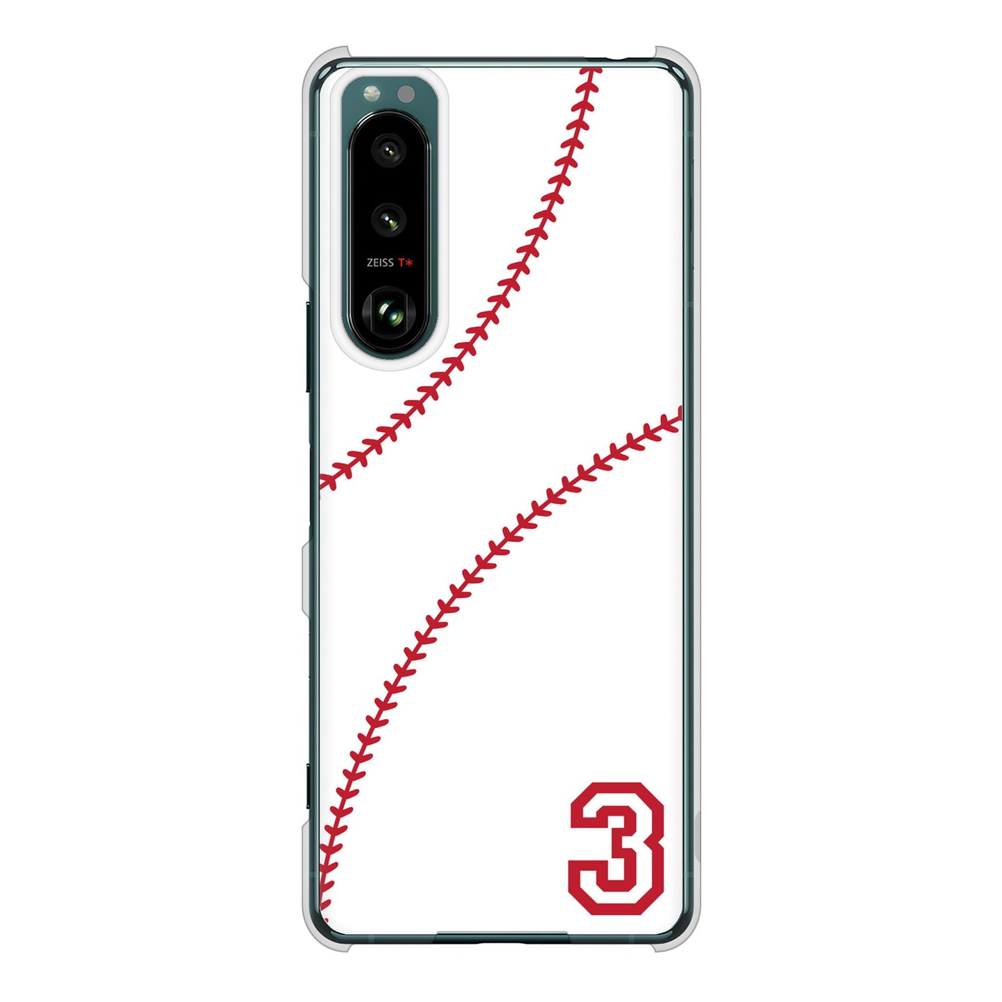 Xperia 5 III SO-53B docomo 高画質仕上げ 背面印刷 ハードケース baseball